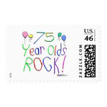 75 Year Olds Rock ! postage