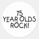 75 Year Olds Rock Stickers