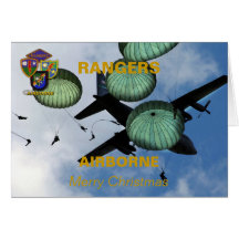 75th airborne rangers  iraq vets veterans christma cards