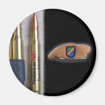 75th army rangers veterans patch m60 fridge Magnet