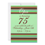 75th birthday Invitation