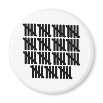 75th birthday fridge magnets