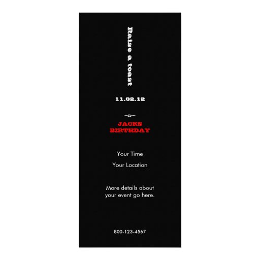 75th Birthday Party Invitation Aged to Perfection