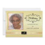 75th Birthday Party Invitations with Photo