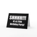 75th Birthday Suprise Party Invitation cards by freespiritdesigns 75th Birthday Suprise Party Invitation cards