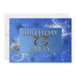 75th Cosmic party invitation