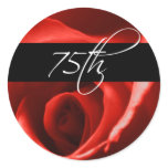 75th Wedding Anniversary And Event Envelope Seal Sticker