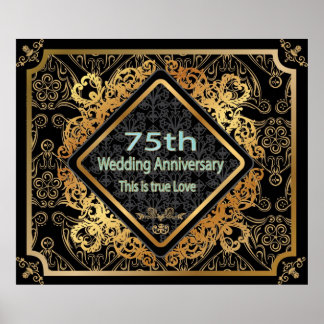 75th Wedding Anniversary T-Shirts, 75th Anniversary Gifts