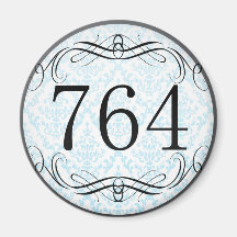 764 Area Code Fridge Magnets