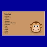 76-Free-Cute-Cartoon-Monkey-Clipart-Illustration business cards