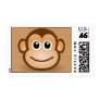 76-Free-Cute-Cartoon-Monkey-Clipart-Illustration Postage