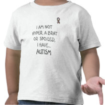 7715_1_b, I AM NOT HYPER, A BRAT  OR  SPOILED, ... T-shirts