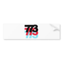 773 Area Code Bumper Stickers