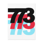 773 Area Code Post Card