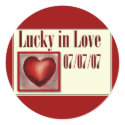 777 07/07/07 Wedding Stickers for your special dat by aslentz 777 07/07/07 Wedding Stickers for your special dat