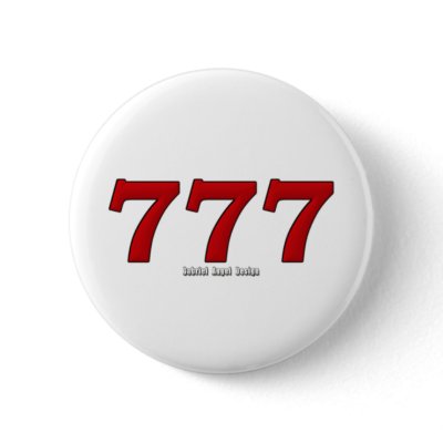 777 PINBACK BUTTONS by gabrielangel