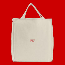 777 embroidered bags