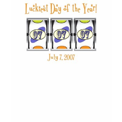 777 Las Vegas Luckiest Day of the Year Ladies Spag T-shirt by vegasdusoleil