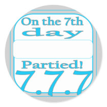 777 NameTage stickers