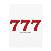 777 POST CARD