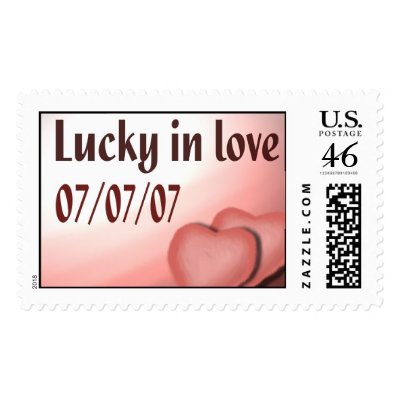 777 Wedding, Bridal Shower, Thank You Note Stamps