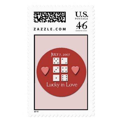 777 wedding stamps 070707 Special Wedding day