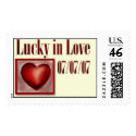 777 wedding stamps for your 07/07/07 wedding date