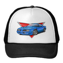 77-78 Blue Firebird TA Mesh Hats