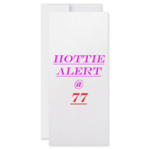 77 Hottie Alert rack cards by oddballbirthdays6 77 Hottie Alert rack cards