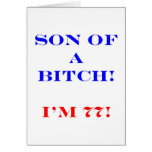 77 Son of a Bitch Cards