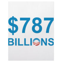 $787 BILLIONS letterhead by NobamaShop $787 BILLIONS letterhead