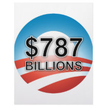 $787 BILLIONS letterhead by NobamaShop $787 BILLIONS letterhead