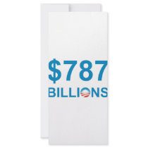 $787 BILLIONS rack cards by NobamaShop $787 BILLIONS rack cards
