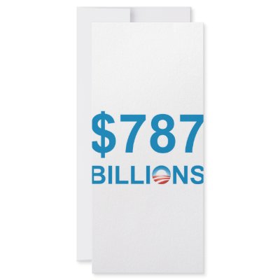 $787 BILLIONS RACK CARDS by NobamaShop