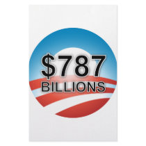 $787 BILLIONS STATIONERY DESIGN