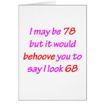 78 Behoove You Greeting Card