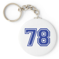 78 - number keychains