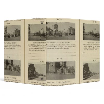 79093 Broadway at 58th & 72nd 3 Ring Binder by davidrumsey