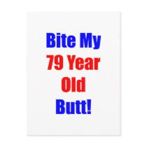 79 Bite My Butt Postcard