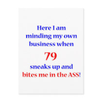 79 Bites me copy Postcards