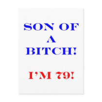 79 Son of a Bitch Post Card