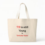 79 Tortoise Years Tote Bags