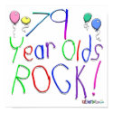 79 Year Olds Rock ! posters by BirthdaysRock 79 Year Olds Rock ! posters