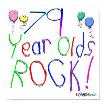 79 Year Olds Rock ! posters by BirthdaysRock 79 Year Olds Rock ! posters