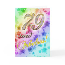 79th Birthday party Invitation Card