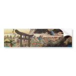 7. 藤沢宿, 広重 Fujisawa-juku, Hiroshige, Ukiyo-e Bumper Stickers