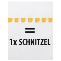 7 Bier sind ein Schnitzel icon flyers