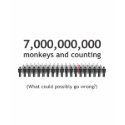 7 billion monkeys t-shirts