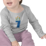 7 Birthday Candles (Blue / Green) Tee Shirt