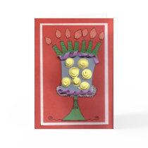 7 Candles Birthday Cake cards